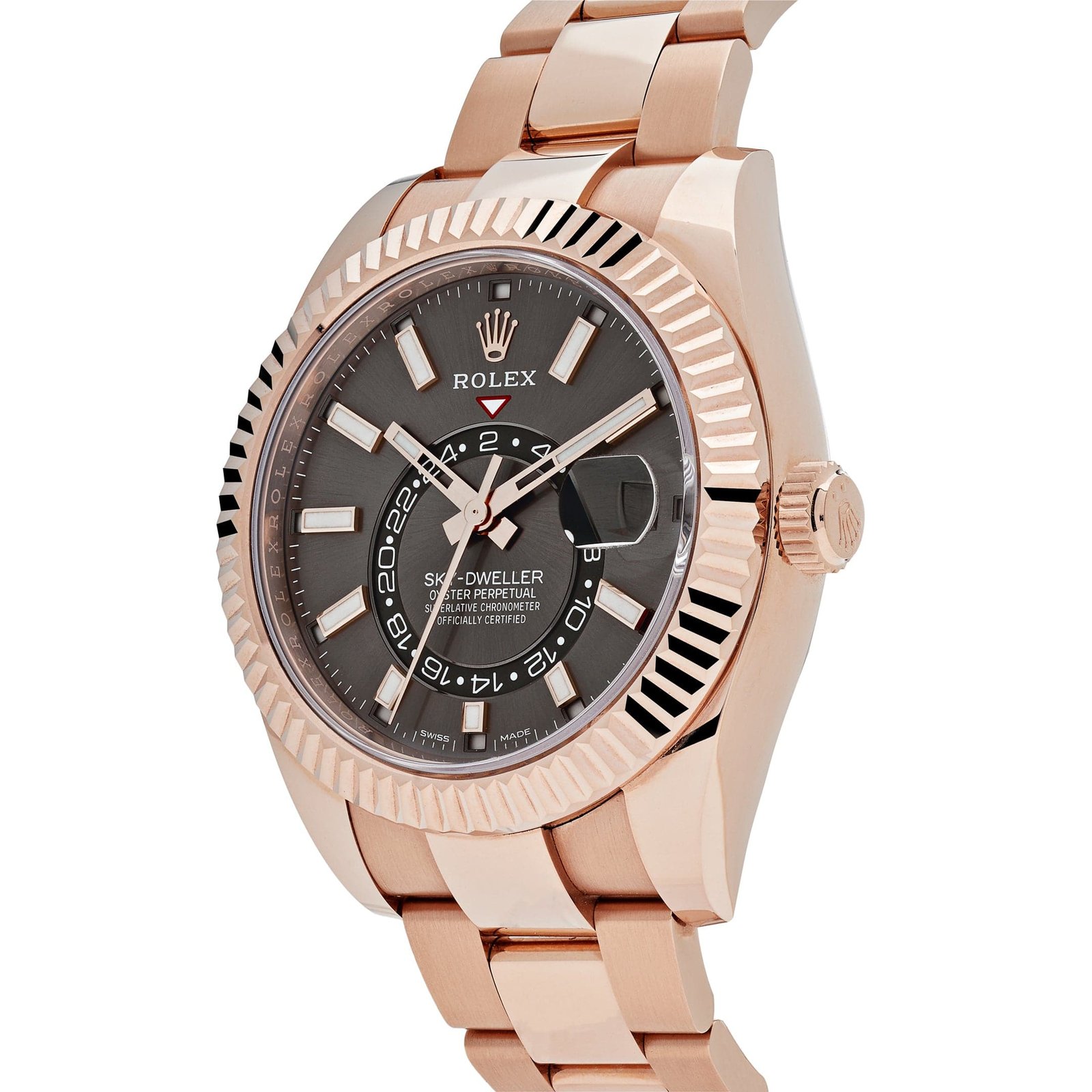 Rolex Sky-Dweller 326935 Rose Gold Rhodium Slate Grey Dial (2022) - Image 5
