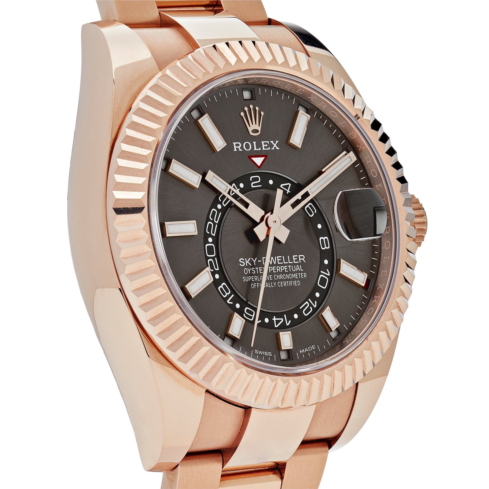 Rolex Sky-Dweller 326935 Rose Gold Rhodium Slate Grey Dial (2022) - Image 6