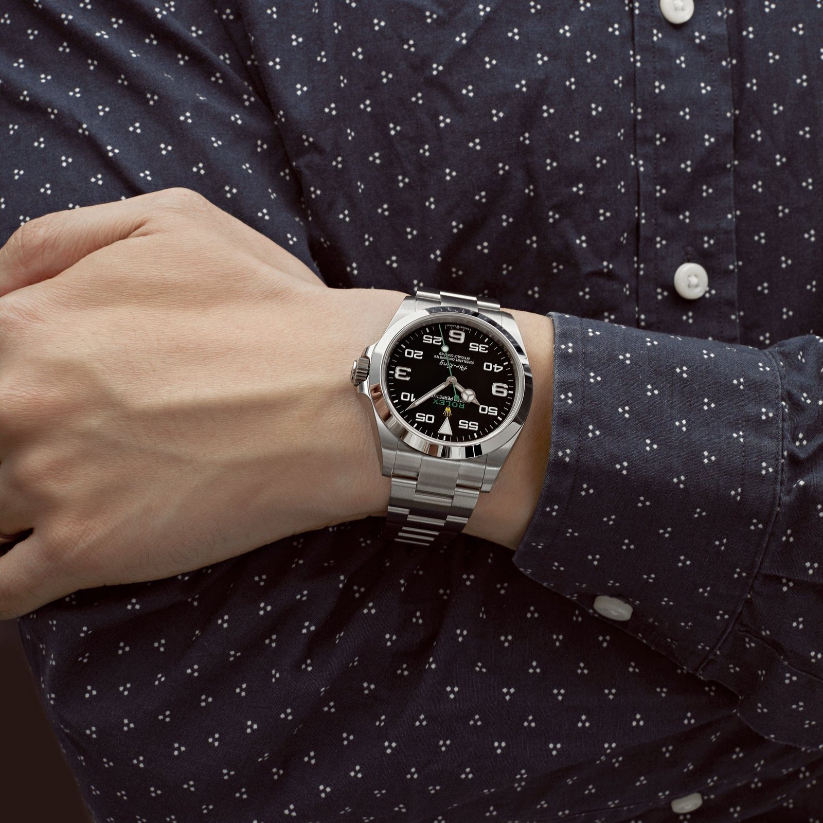 Rolex Air-King 116900 Stainless Steel Black Dial - Image 2