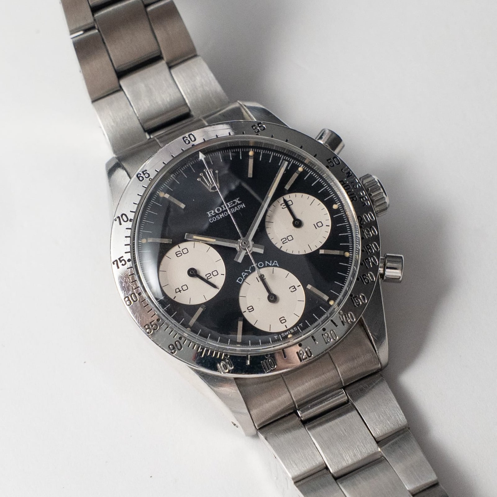 Rolex Daytona 6262 'Blue' Stainless Steel Black 'Reverse Panda' Dial (1970) - Image 5