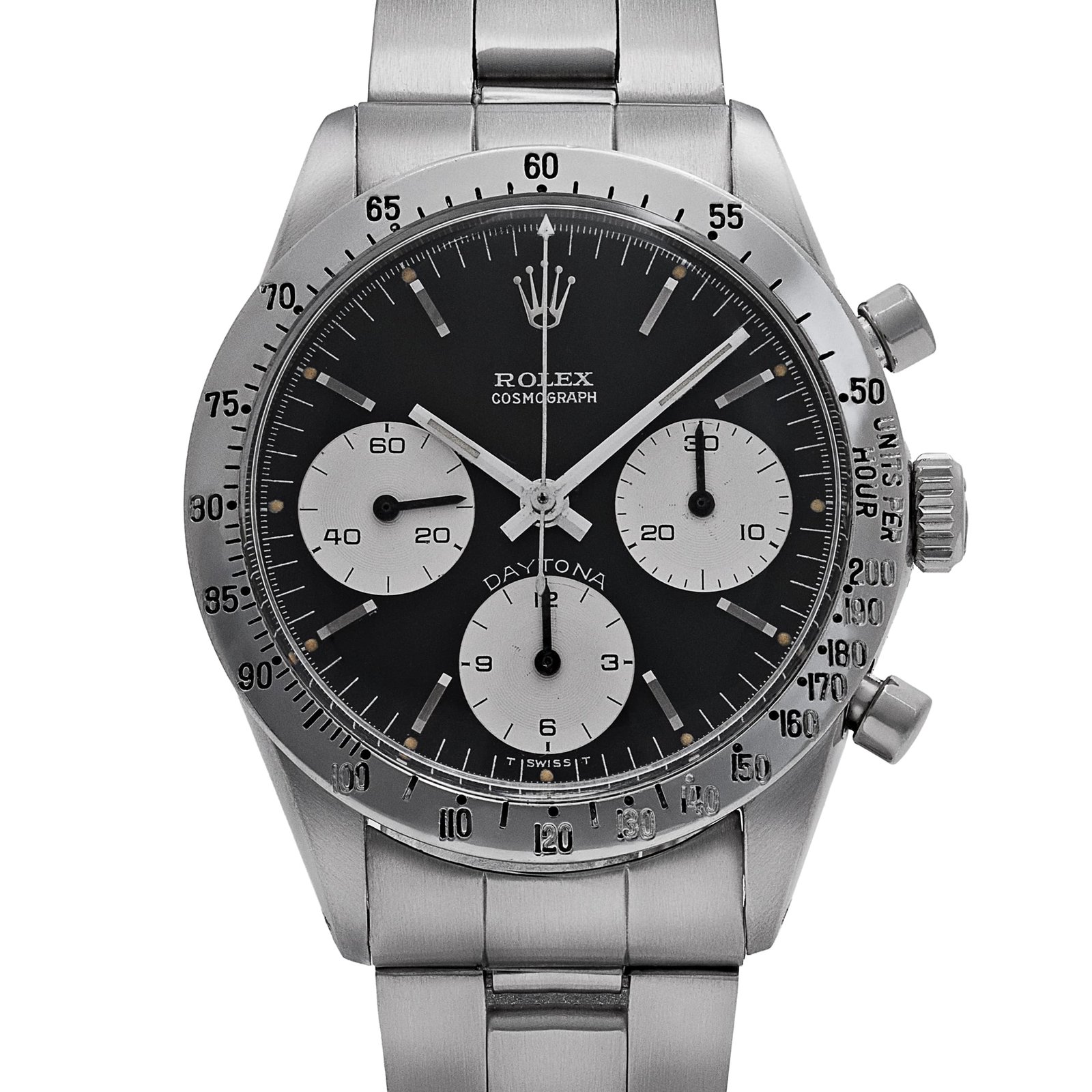Rolex Daytona 6262 'Blue' Stainless Steel Black 'Reverse Panda' Dial (1970) - Image 4