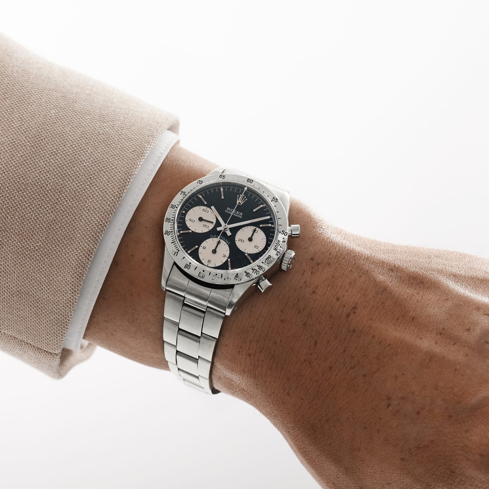 Rolex Daytona 6262 'Blue' Stainless Steel Black 'Reverse Panda' Dial (1970) - Image 2