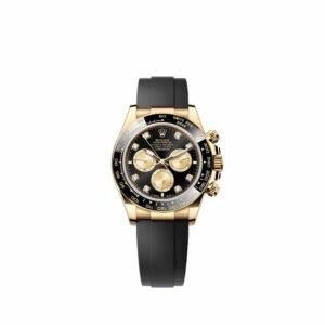 Rolex Daytona 126518LN Yellow Gold Black and Golden Diamond Dial Oysterflex (2026)