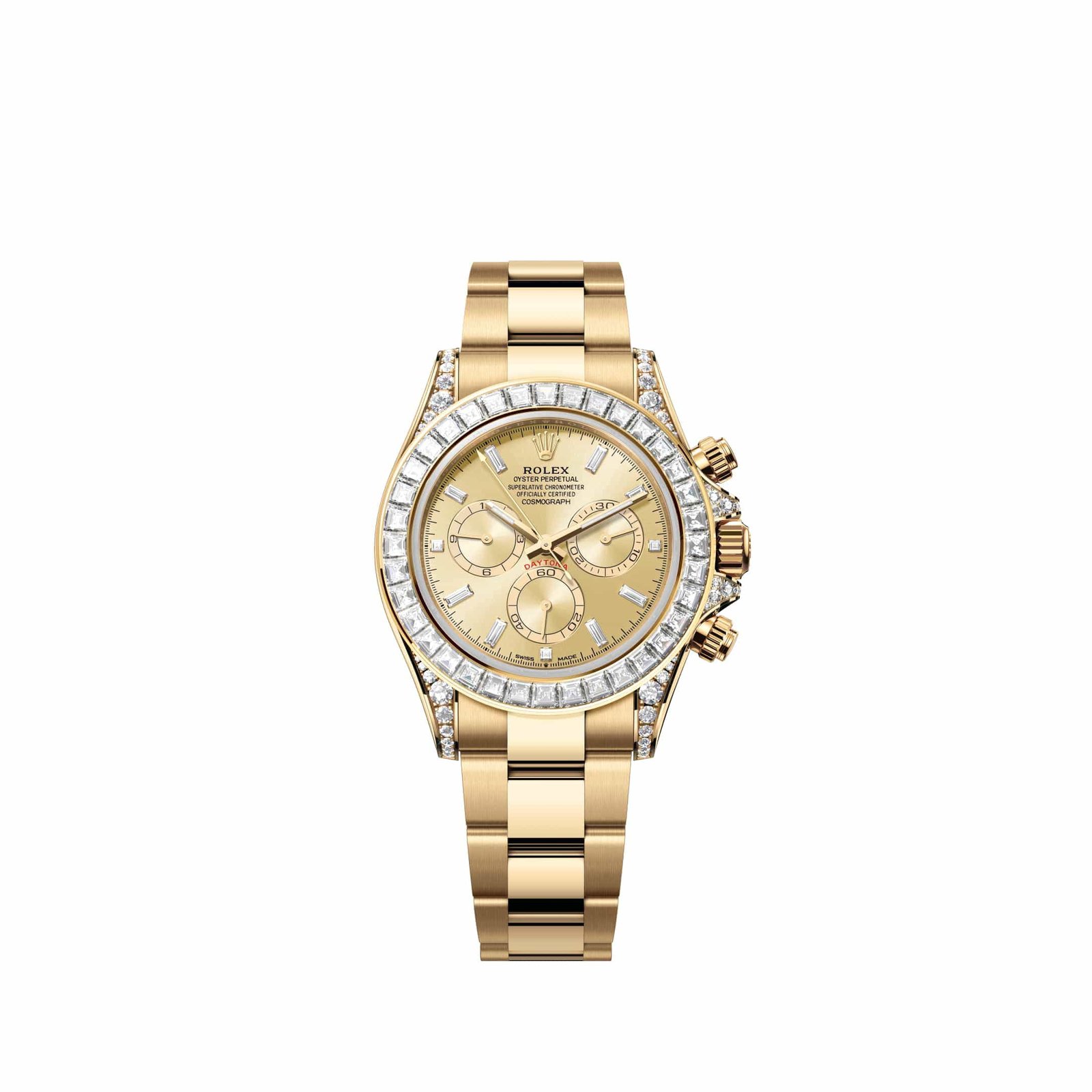 Rolex Daytona 126598TBR Yellow Gold Golden Diamond Dial Oyster Diamond Bezel (2026)