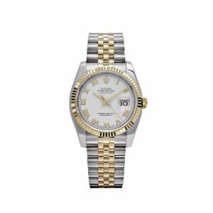 Rolex Datejust 36 126233 Yellow Gold Stainless Steel White Roman Dial Jubilee (2025)