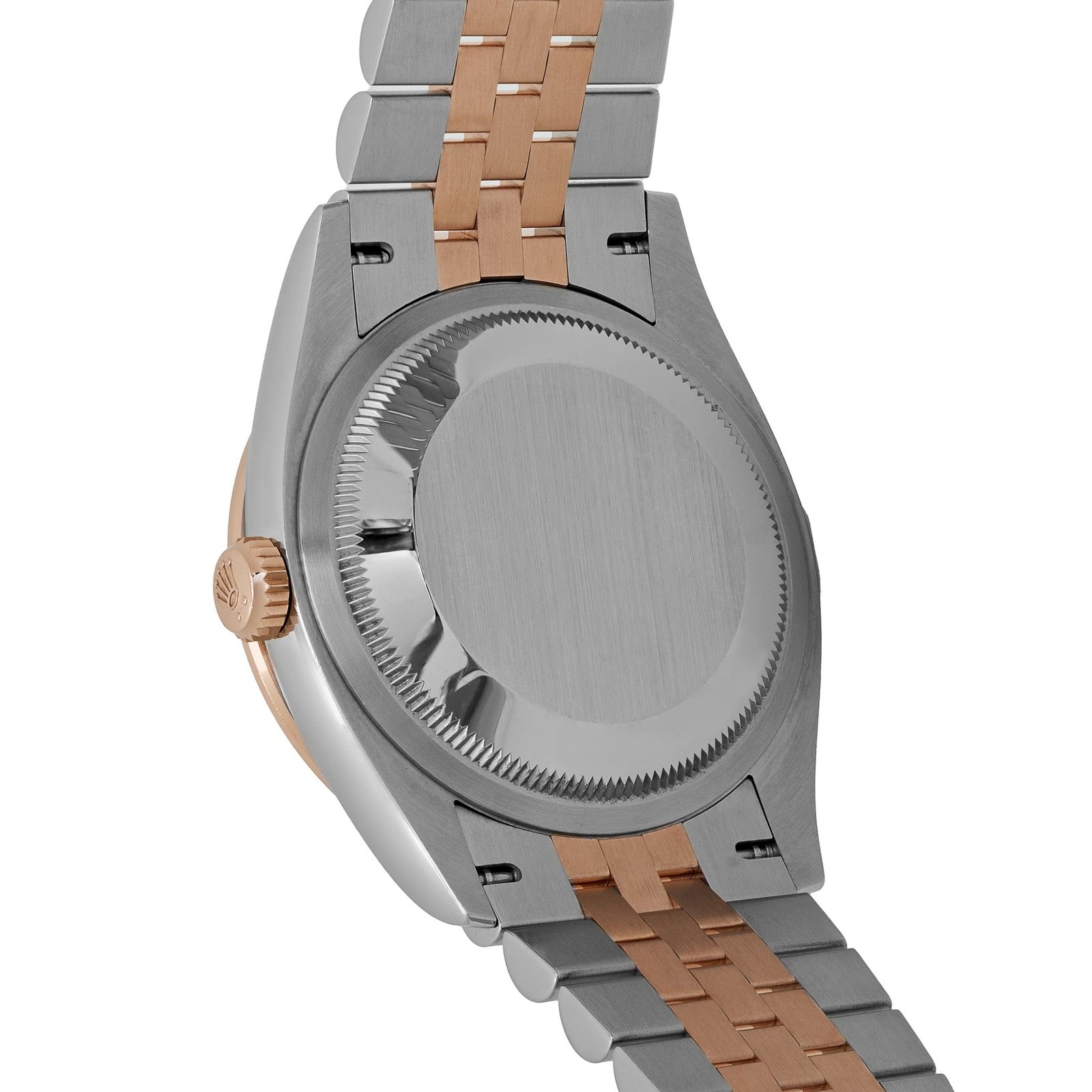 Rolex Datejust 126281RBR Rose Gold Stainless Steel Slate Diamond Dial Diamond Bezel Jubilee (2025) - Image 7