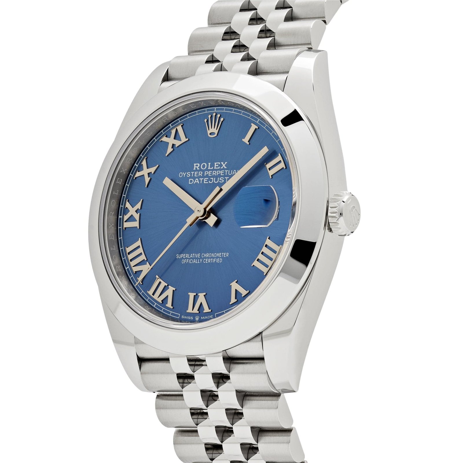 Rolex Datejust 41 126300 Stainless Steel Blue Roman Dial Jubilee (2025) - Image 5
