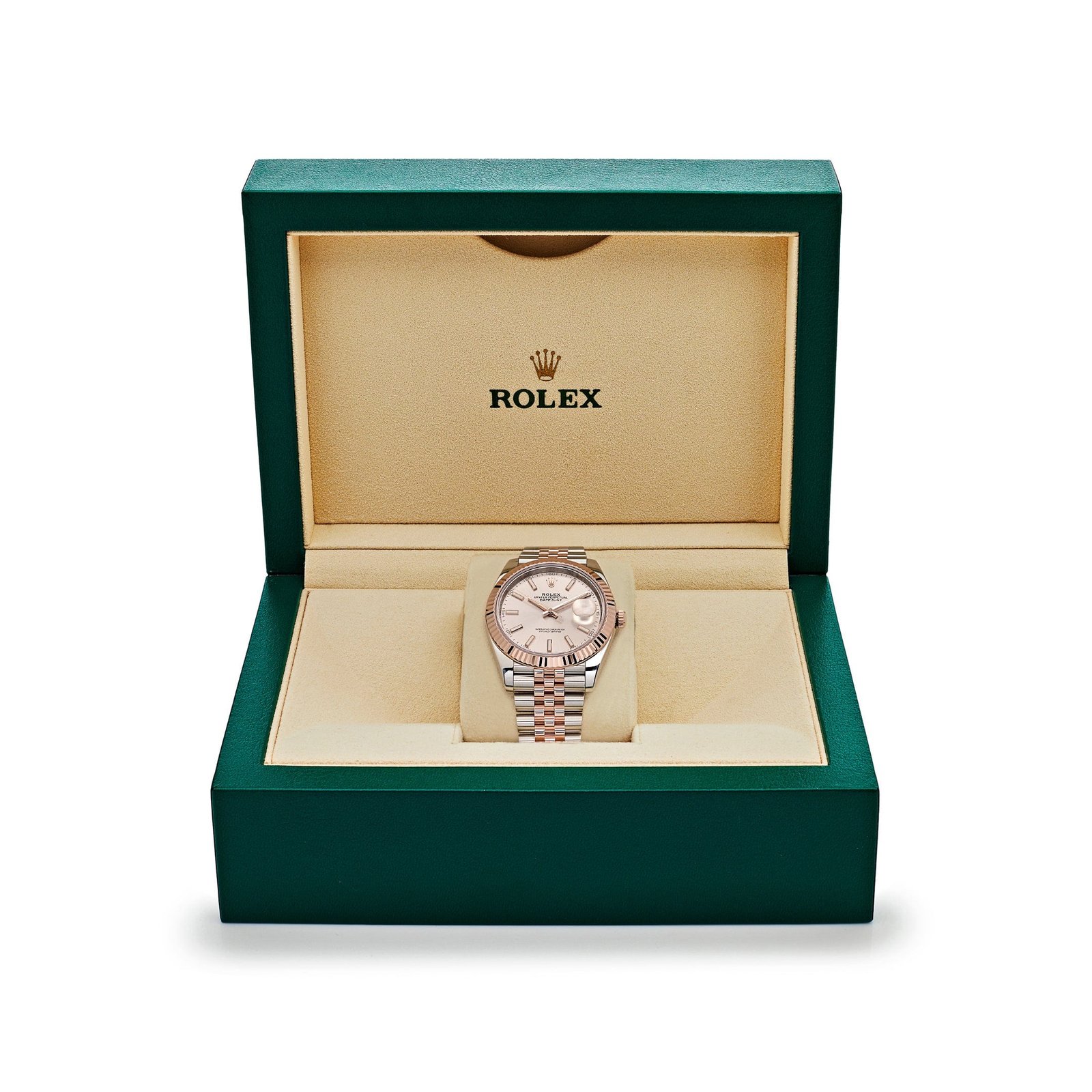 Rolex Datejust 41 126331 Rose Gold Stainless Steel Sundust Dial Jubilee (2024) - Image 7
