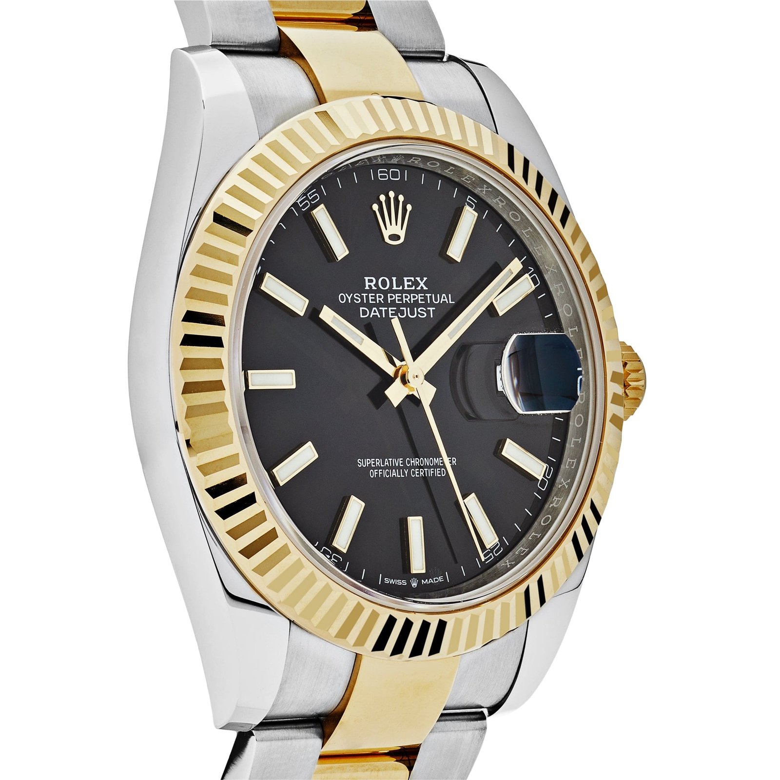 Rolex Datejust 41 126333 Yellow Gold Stainless Steel Black Dial Oyster (2023) - Image 3