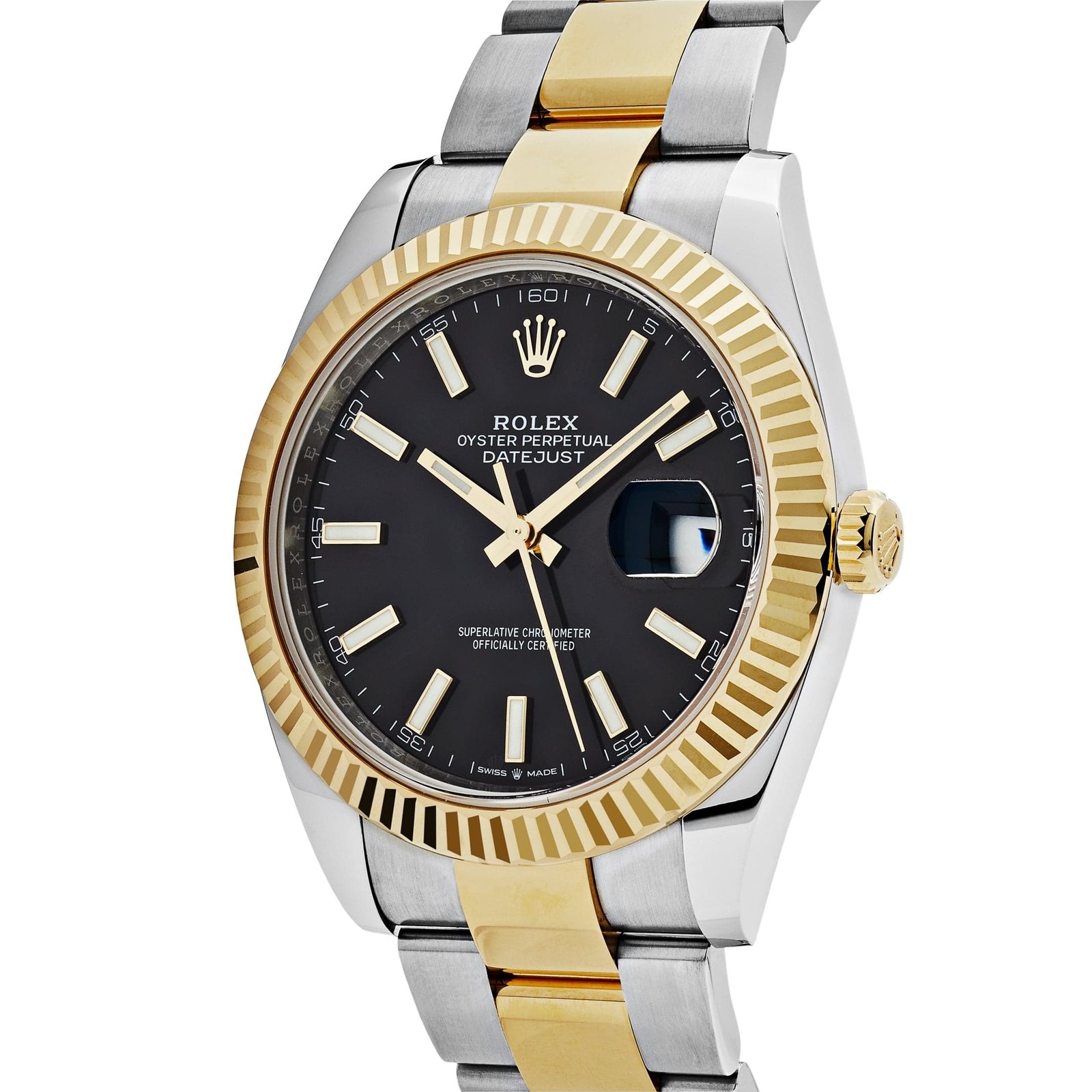 Rolex Datejust 41 126333 Yellow Gold Stainless Steel Black Dial Oyster (2023) - Image 4