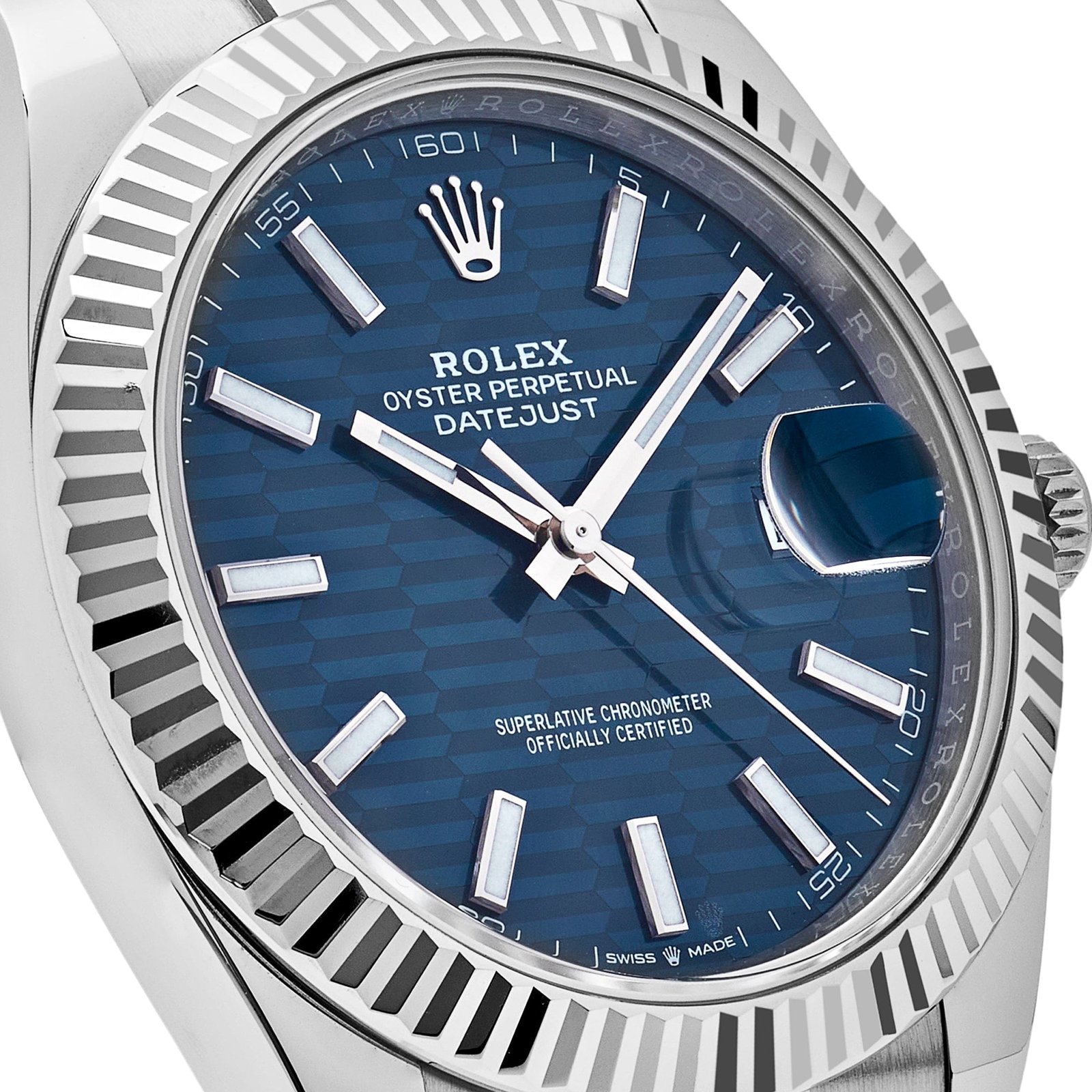 Rolex Datejust 41 126334 Stainless Steel Fluted Motif Blue Dial Oyster (2023) - Image 5