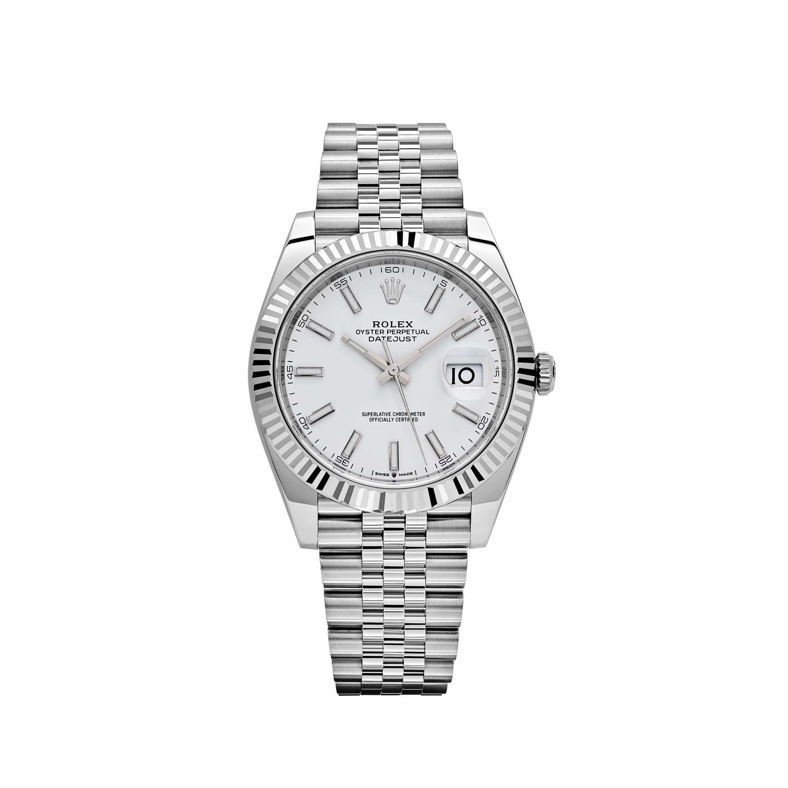 Rolex Datejust 41 126334 Stainless Steel White Dial Jubilee (2025)