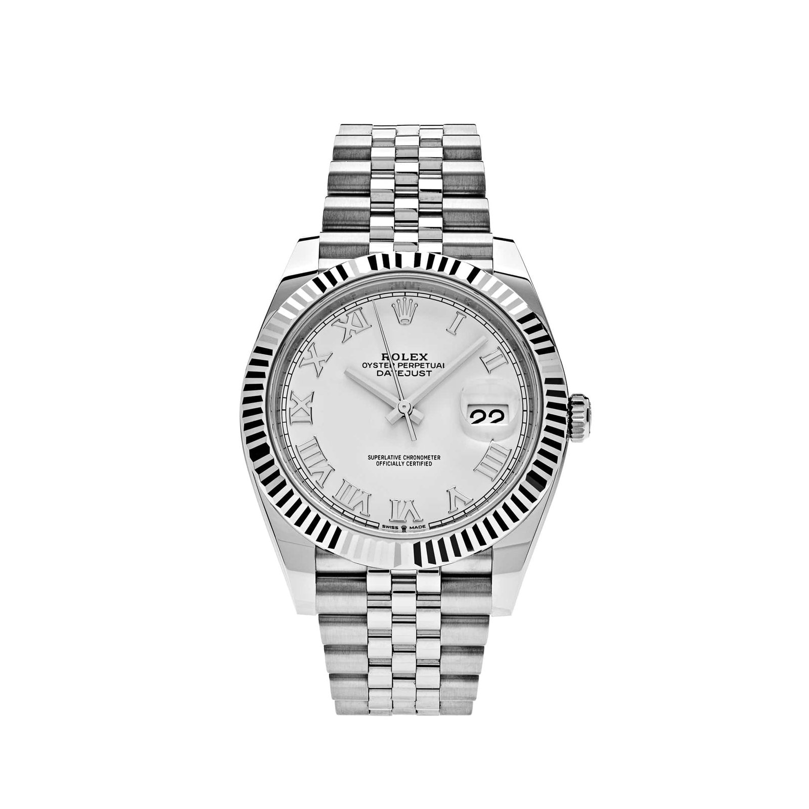 Rolex Datejust 41 126334 Stainless Steel White Roman Numerals Dial Jubilee (2020)
