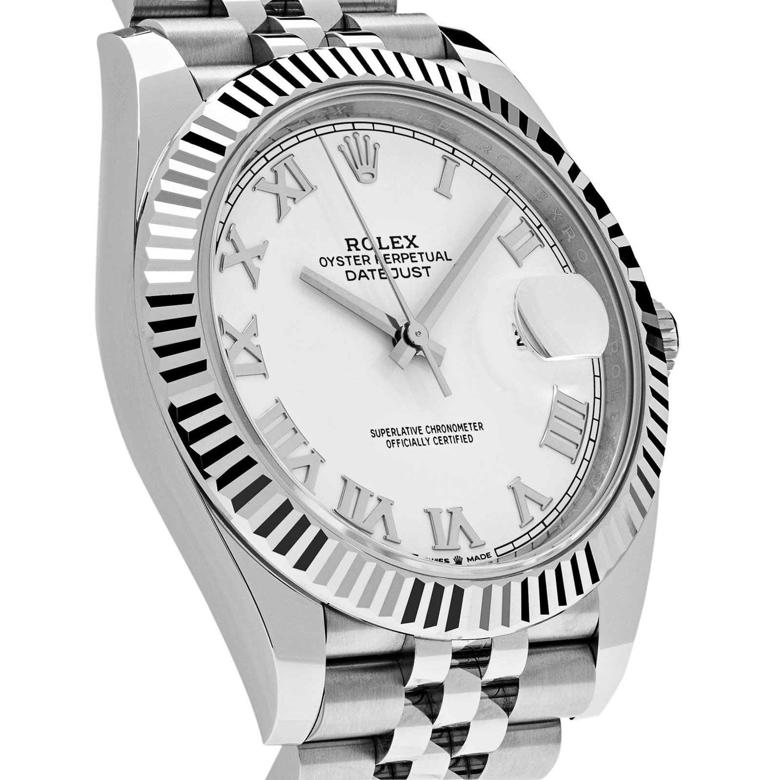 Rolex Datejust 41 126334 Stainless Steel White Roman Numerals Dial Jubilee (2020) - Image 3