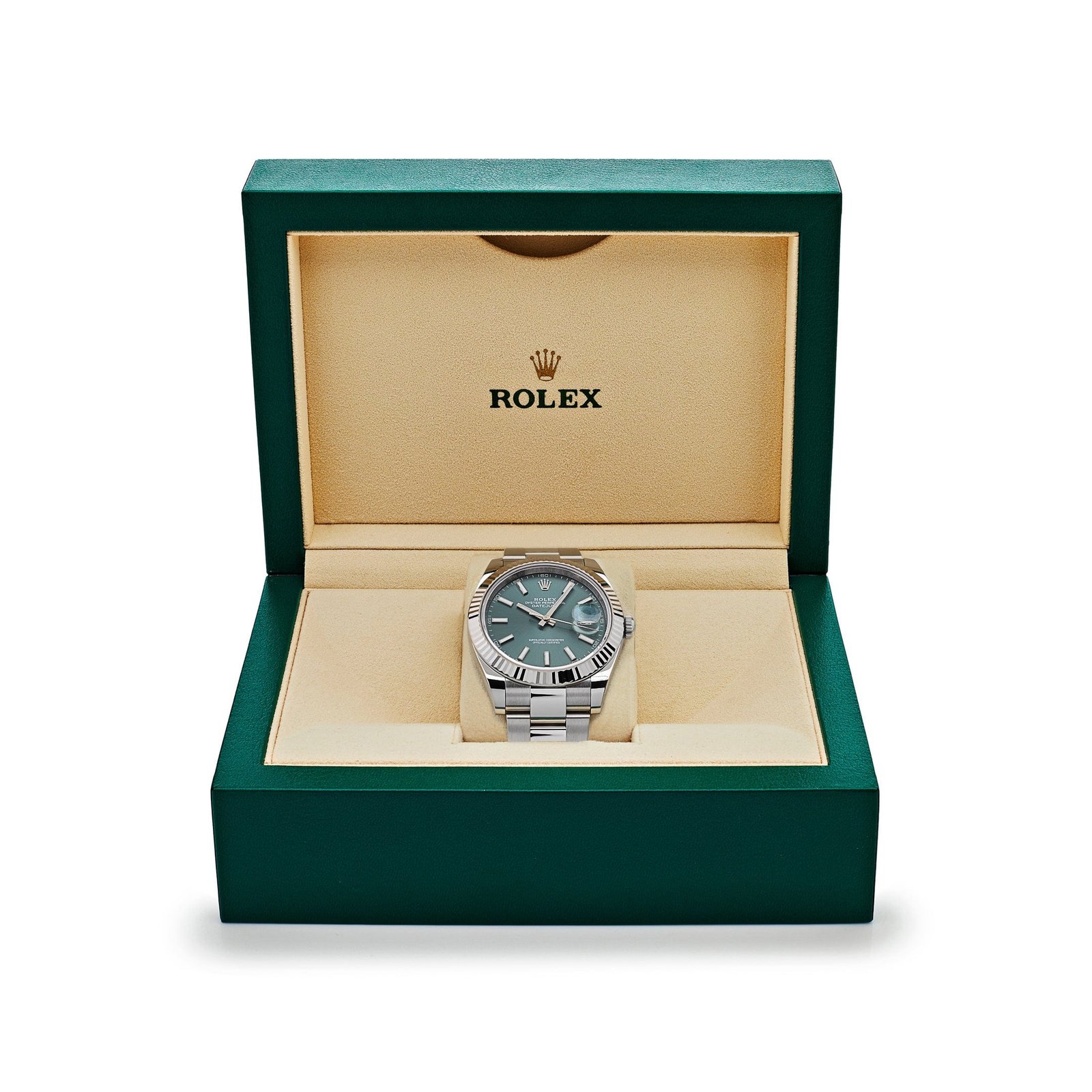 Rolex Datejust 41 126334 Stainless Steel Mint Green Dial Oyster (2026) - Image 7