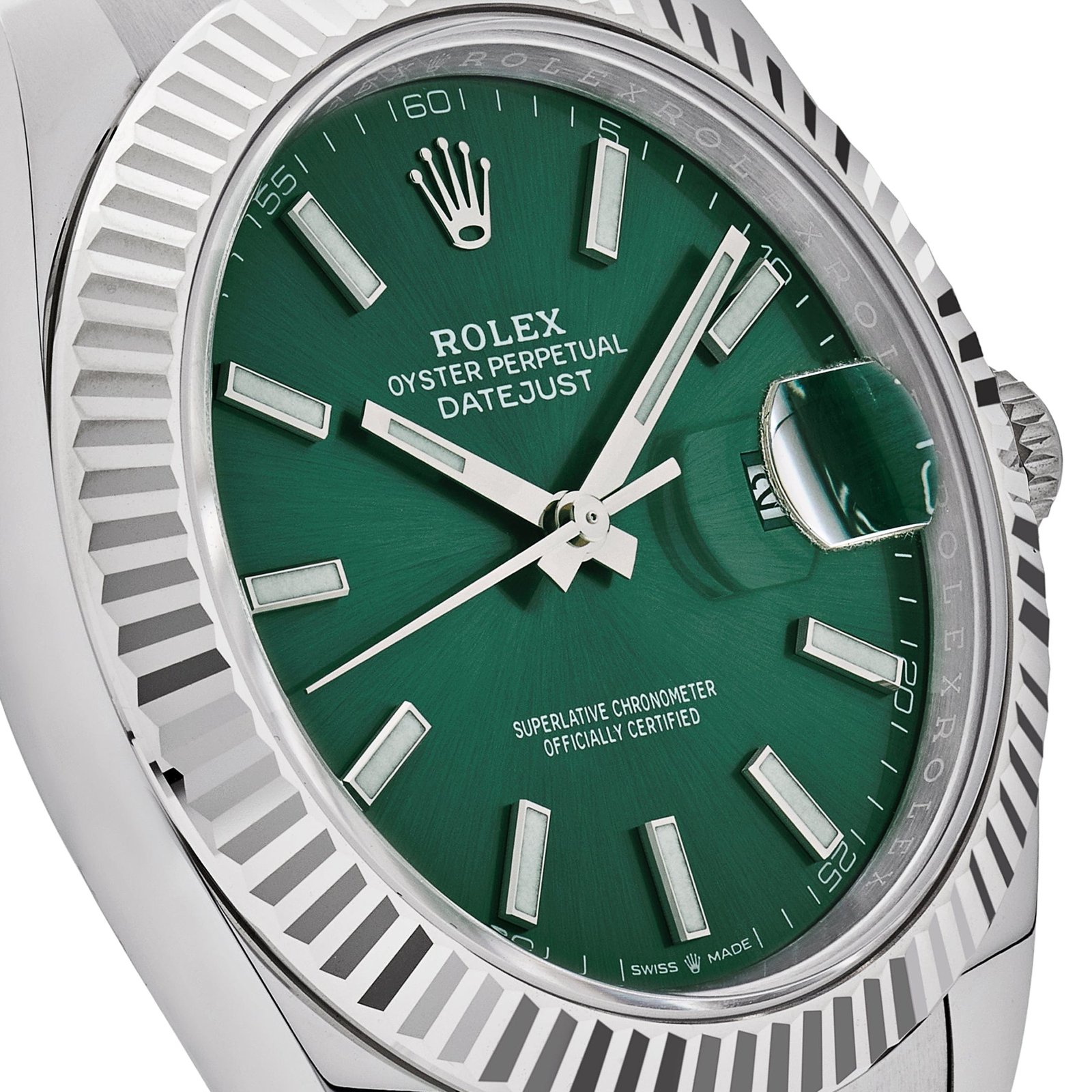 Rolex Datejust 41 126334 Stainless Steel Mint Green Dial Oyster (2026) - Image 5