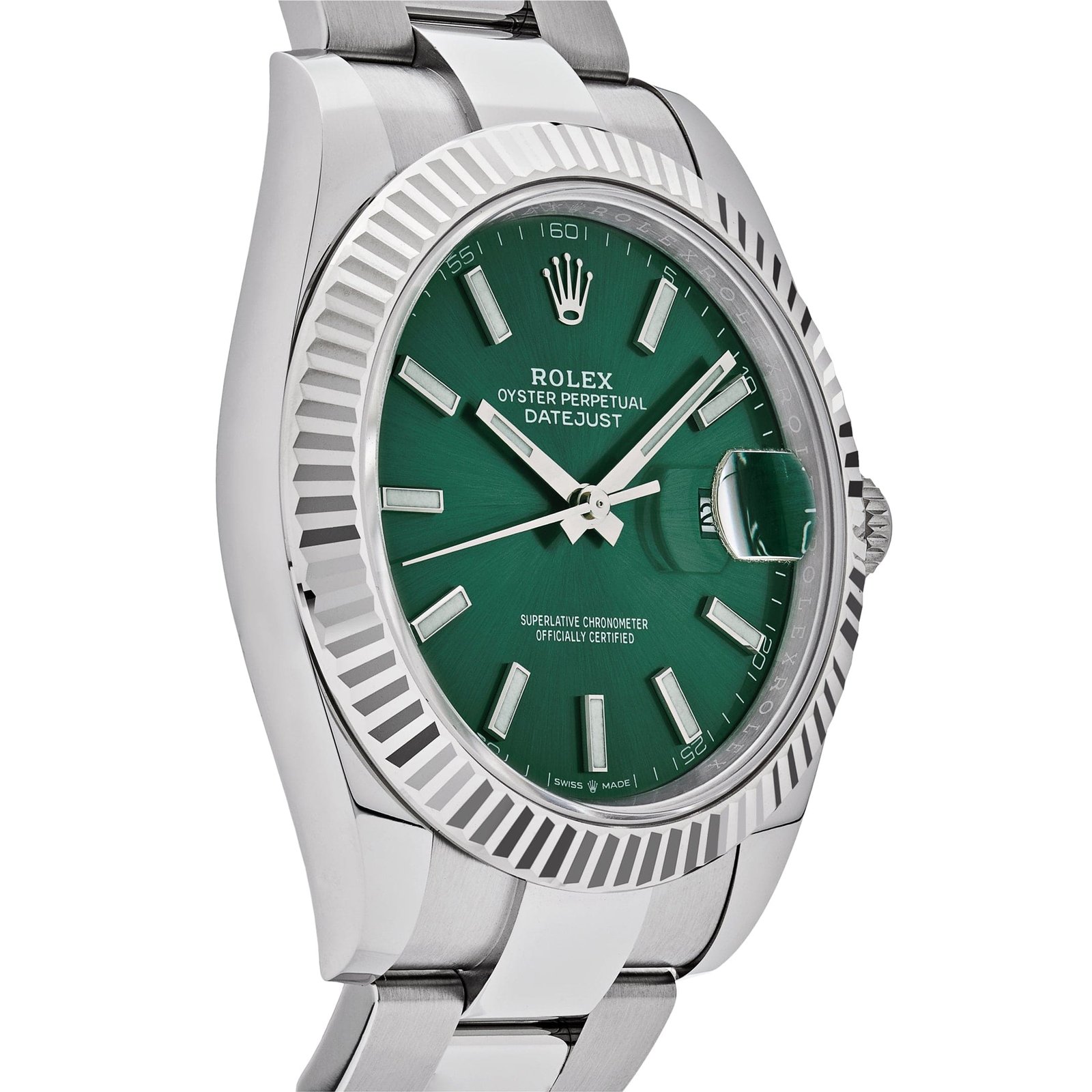 Rolex Datejust 41 126334 Stainless Steel Mint Green Dial Oyster (2026) - Image 4