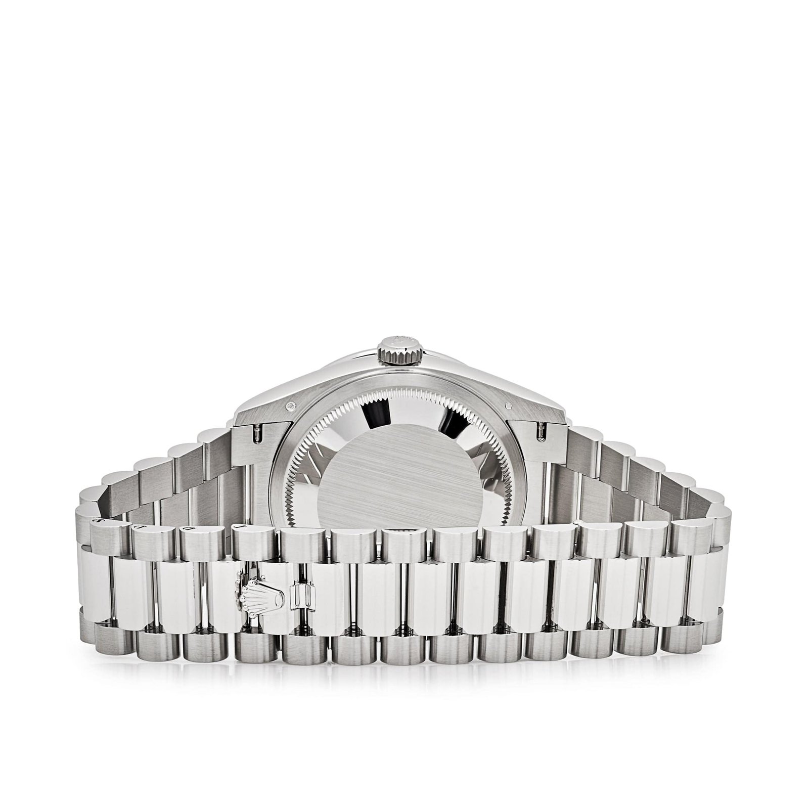 Rolex Day-Date 36 128396TBR Platinum Ice Blue Dial Diamond Bezel (2024) - Image 6