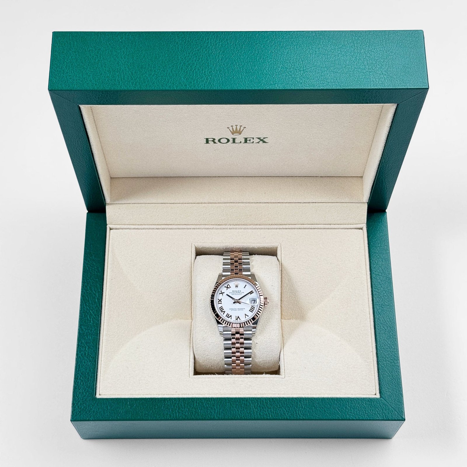 Rolex Datejust 31 278271 'Ladies' Stainless Steel Rose Gold White Roman Numerals Dial (2025) - Image 11