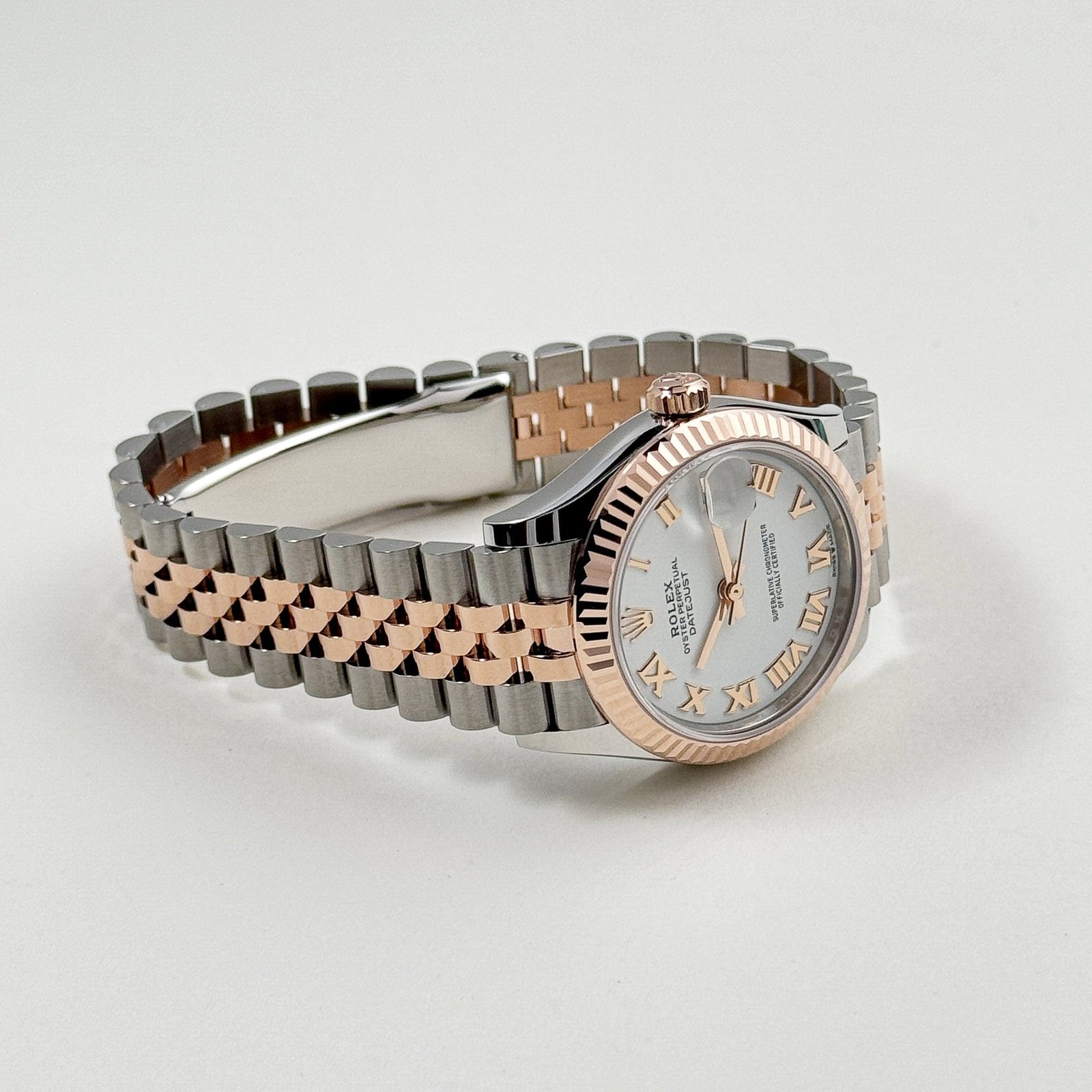 Rolex Datejust 31 278271 'Ladies' Stainless Steel Rose Gold White Roman Numerals Dial (2025) - Image 3
