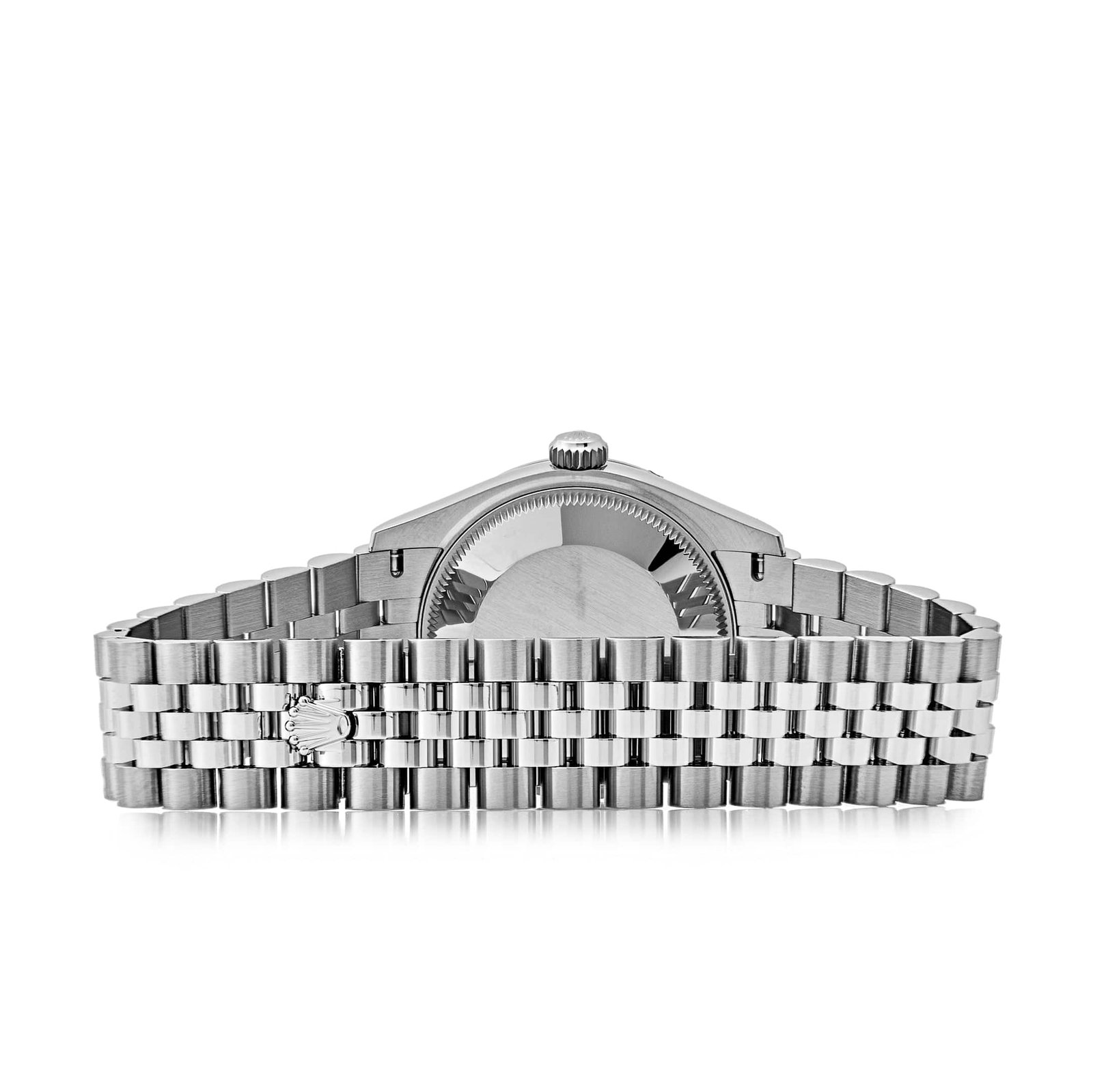 Rolex Datejust 31 278274 'Ladies' Stainless Steel Mint Green Dial Fluted Jubilee (2025) - Image 6