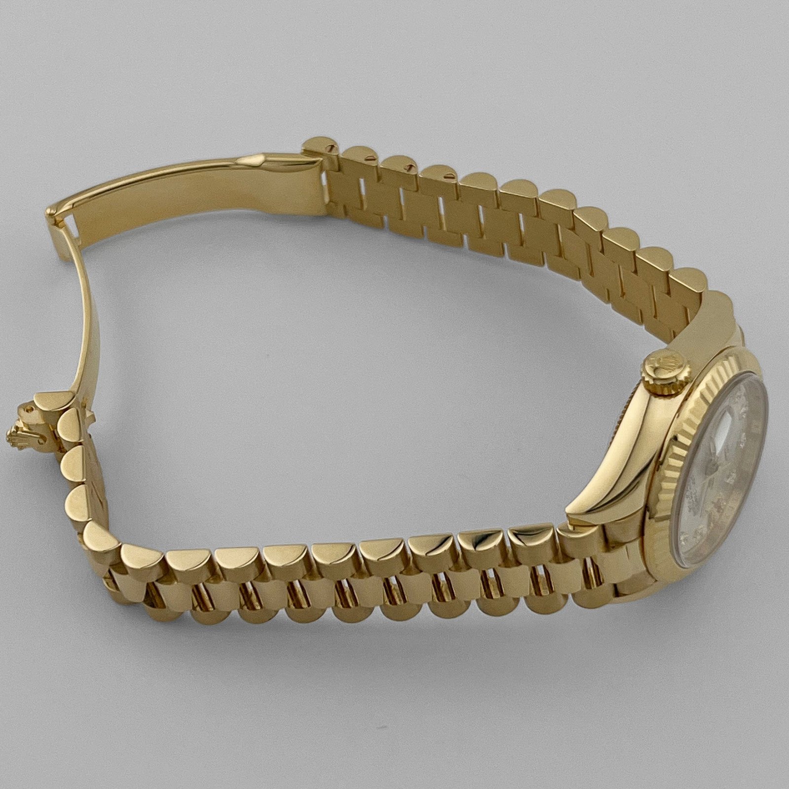 Rolex Datejust 28 279178 'Ladies' Yellow Gold Silver Diamond Dial (2025) - Image 7