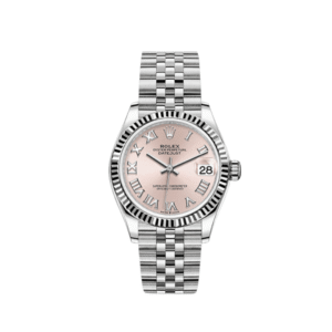 Rolex Datejust 31 278274 'Ladies' Stainless Steel Pink Dial Fluted Jubilee