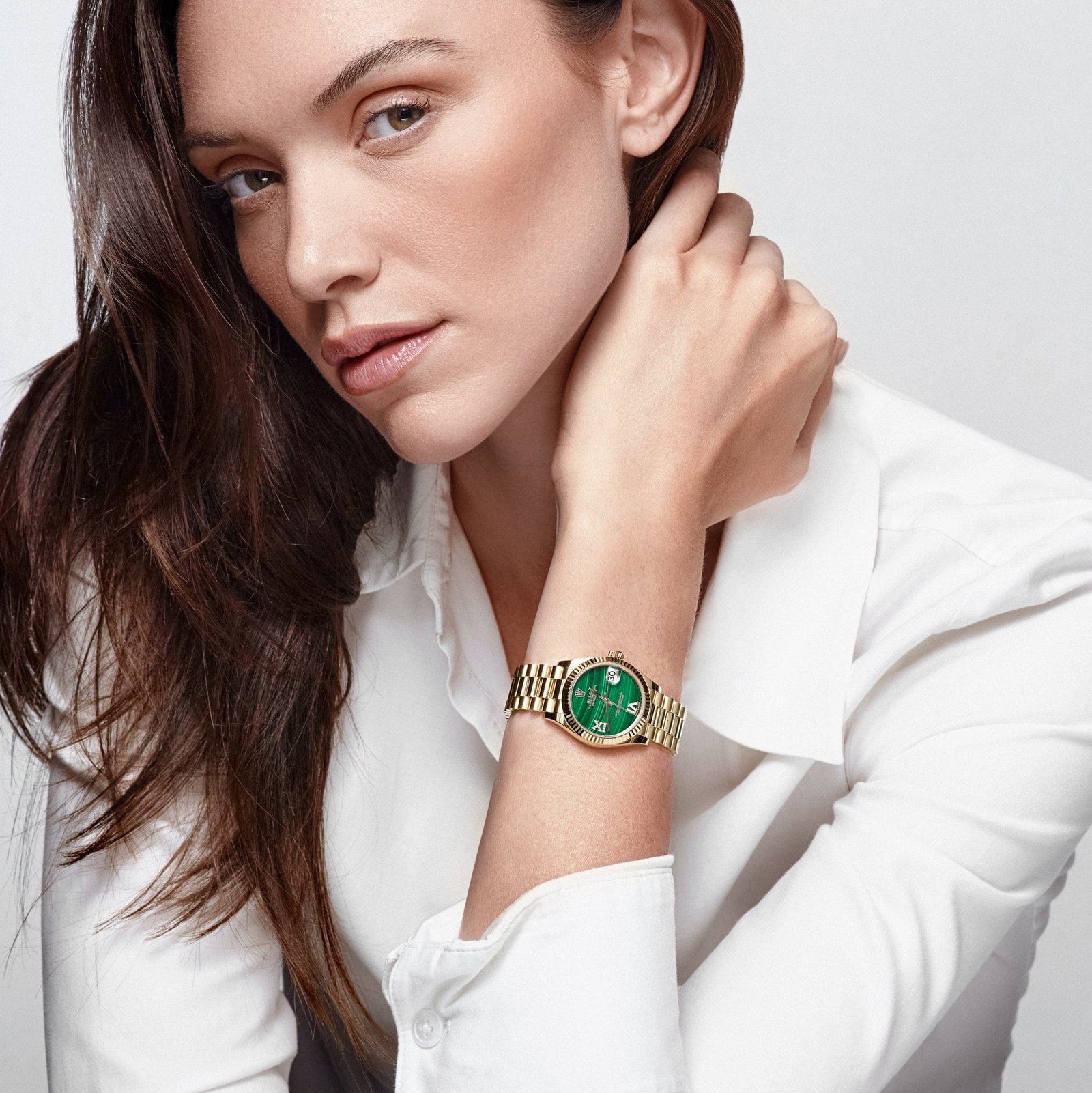 Rolex Datejust 31 278278 'Ladies' Yellow Gold Malachite Diamond Dial - Image 2