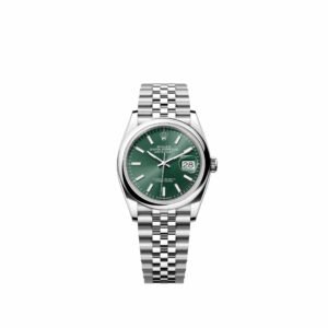 Rolex Datejust 36 126200 Stainless Steel Mint Green Dial Jubilee (2026)