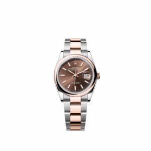 Rolex Datejust 36 126201 Rose Gold Stainless Steel Chocolate Dial Oyster (2026)