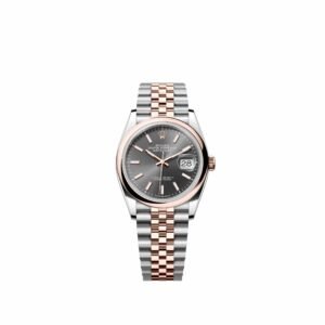 Rolex Datejust 36 126201 Rose Gold Stainless Steel Slate Dial Jubilee (2026)