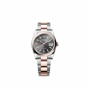 Rolex Datejust 36 126201 Rose Gold Stainless Steel Slate Dial Oyster (2026)