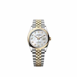 Rolex Datejust 36 126203 Yellow Gold Stainless Steel White Mother of Pearl Diamond Dial Jubilee (2026)