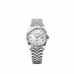 Rolex Datejust 36 126234 Stainless Steel White Mother of Pearl Diamond Dial Jubilee (2026)