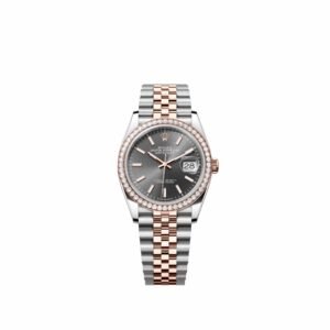 Rolex Datejust 36 126281RBR Rose Gold Stainless Steel Slate Dial Jubilee Diamond Bezel (2026)