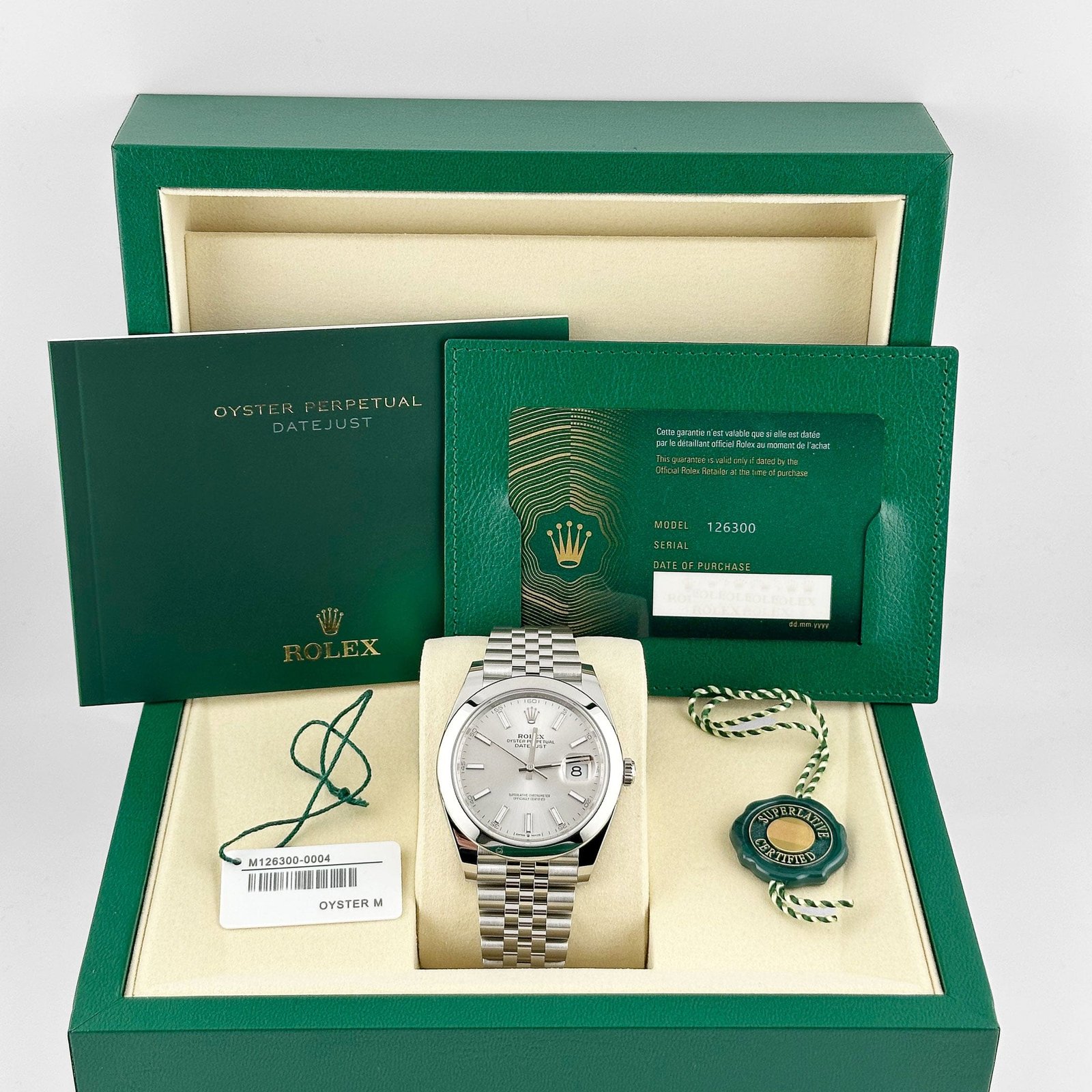 Rolex Datejust 41 126300 Stainless Steel Silver Dial Jubilee (2025) - Image 8