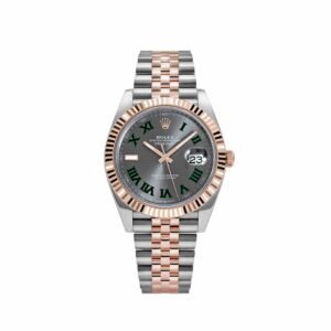 Rolex Datejust 41 126331 'Wimbledon' Rose Gold Stainless Steel Slate Dial Fluted Jubilee (2026)