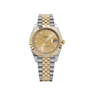 Rolex Datejust 41 126333 Yellow Gold Stainless Steel Champagne Diamond Dial Jubilee (2025)