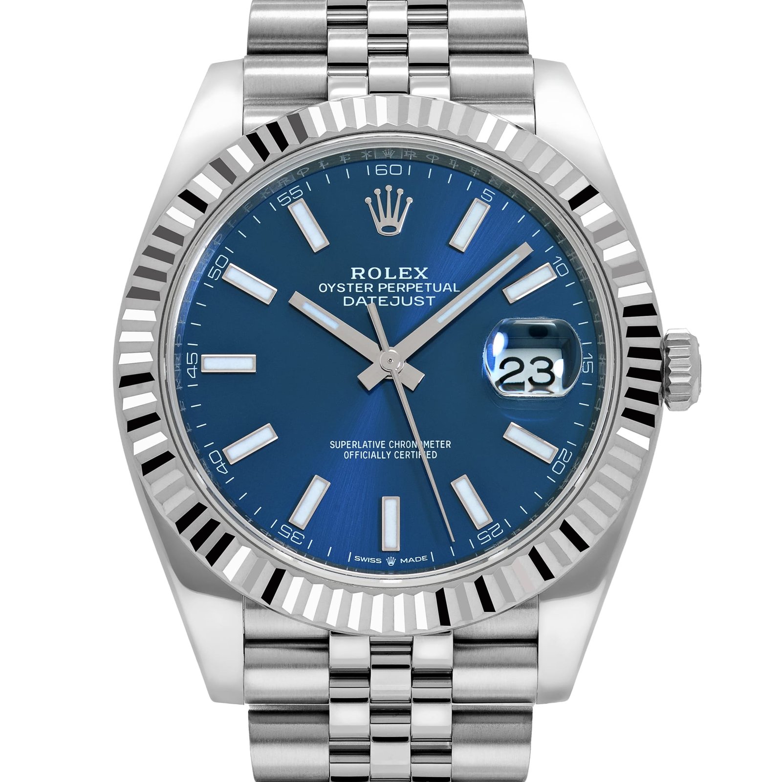 Rolex Datejust 41 126334 Stainless Steel Blue Dial Jubilee (2026) - Image 4