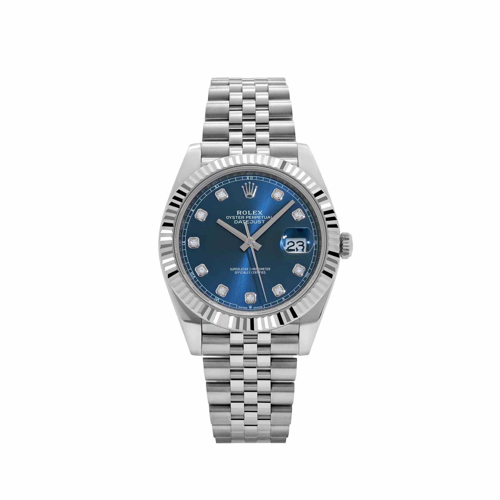 Rolex Datejust 41 126334 Stainless Steel Blue Diamond Dial Jubilee (2026)