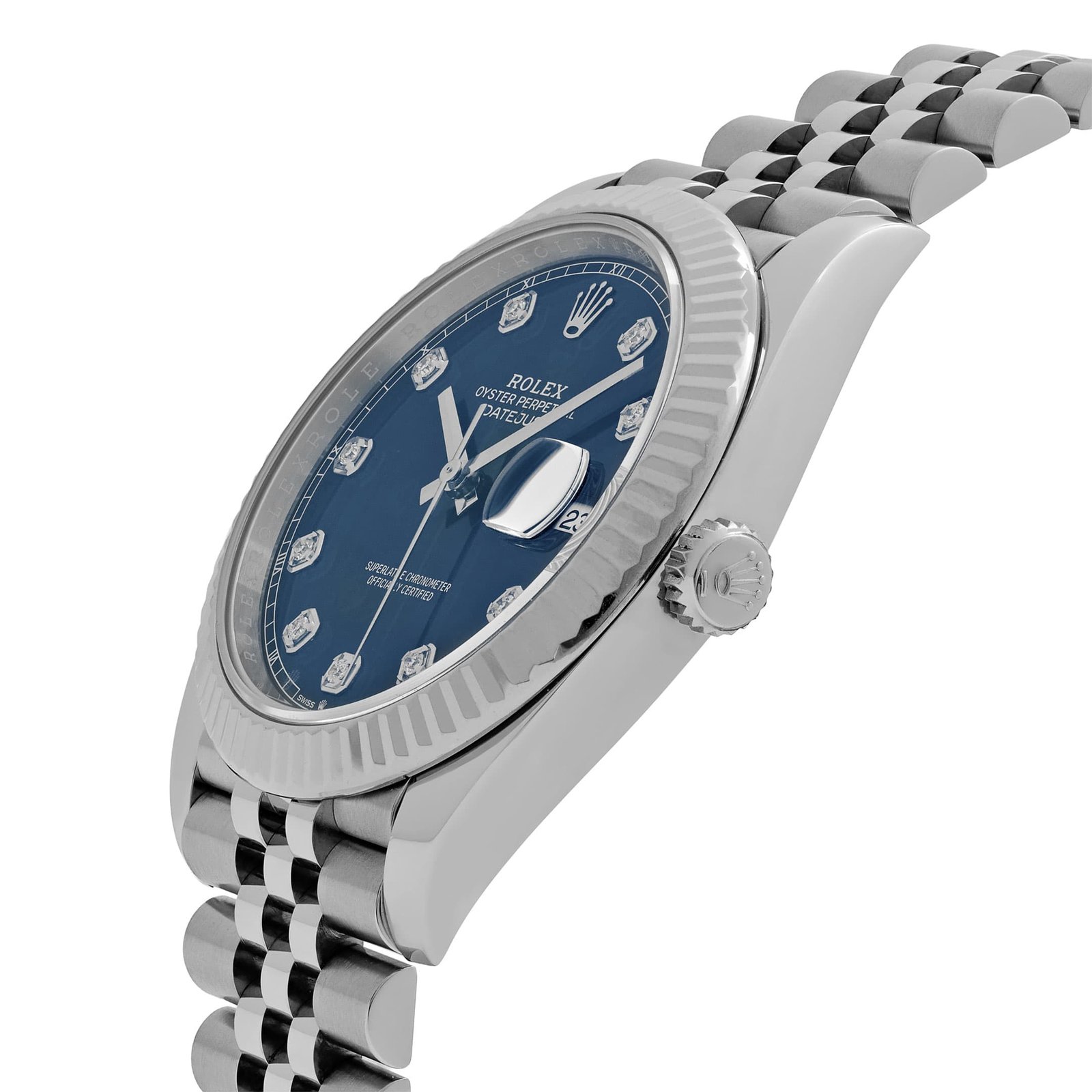 Rolex Datejust 41 126334 Stainless Steel Blue Diamond Dial Jubilee (2026) - Image 5
