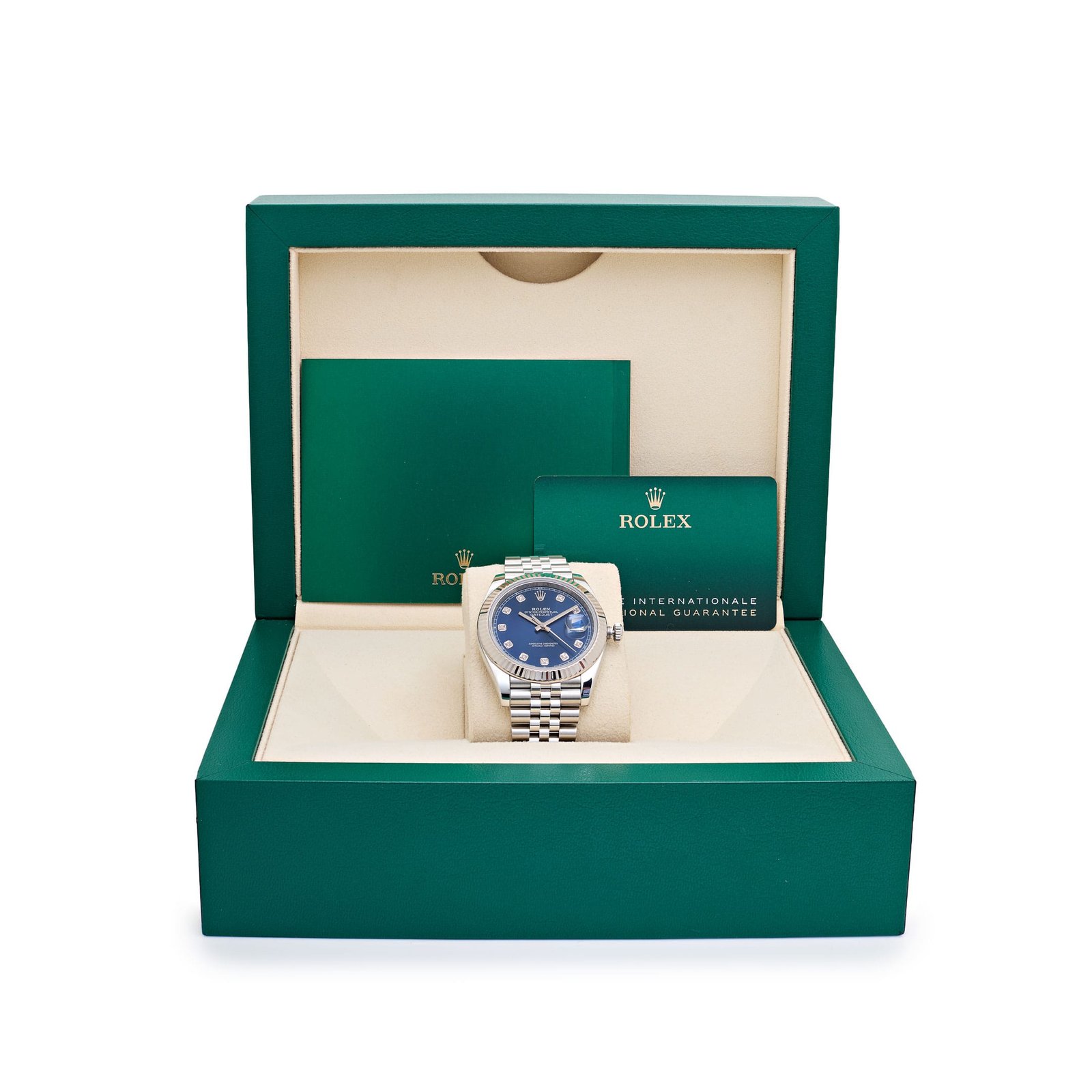 Rolex Datejust 41 126334 Stainless Steel Blue Diamond Dial Jubilee (2026) - Image 8