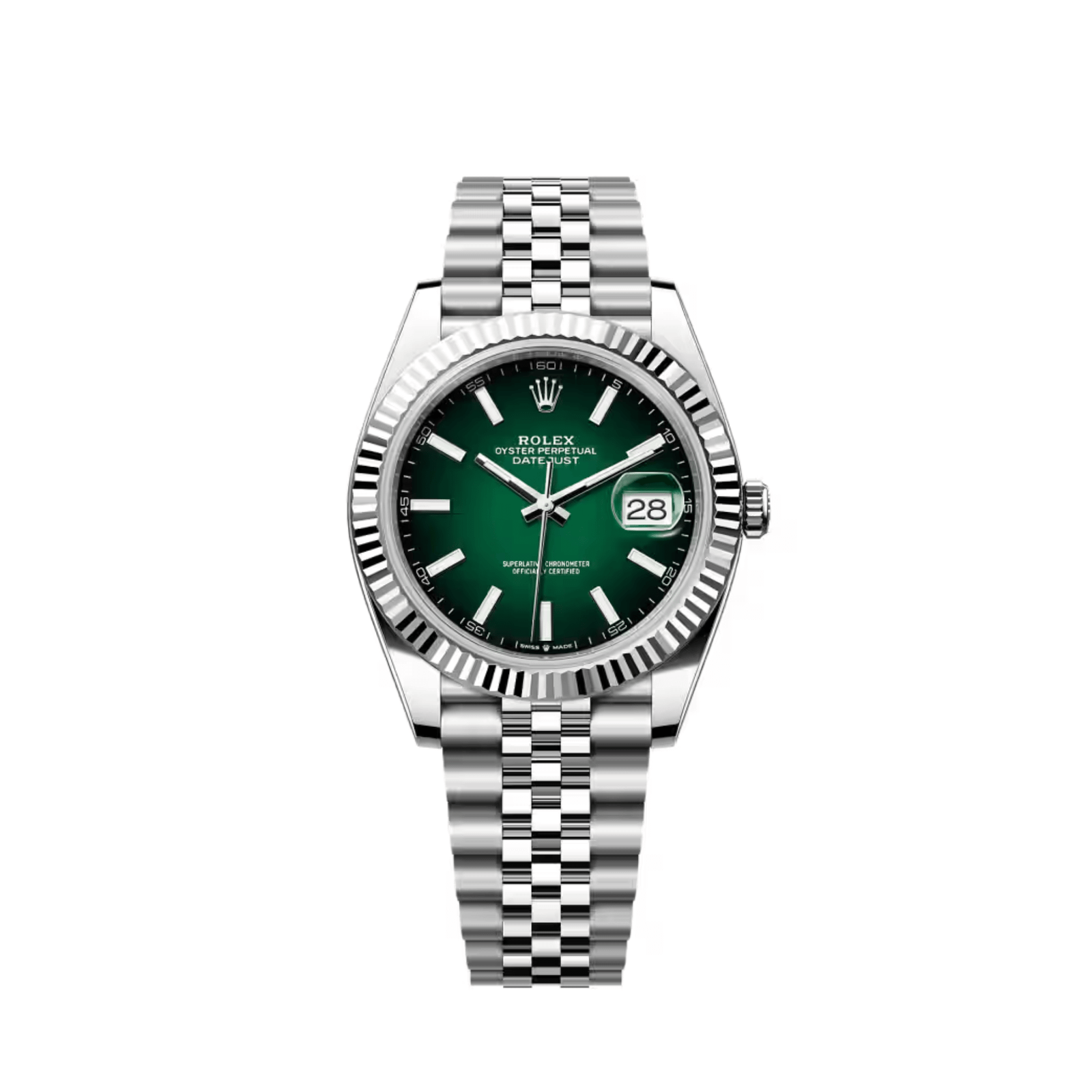 Rolex Datejust 41 126334 Stainless Steel Green Ombre Dial Jubilee (2026)