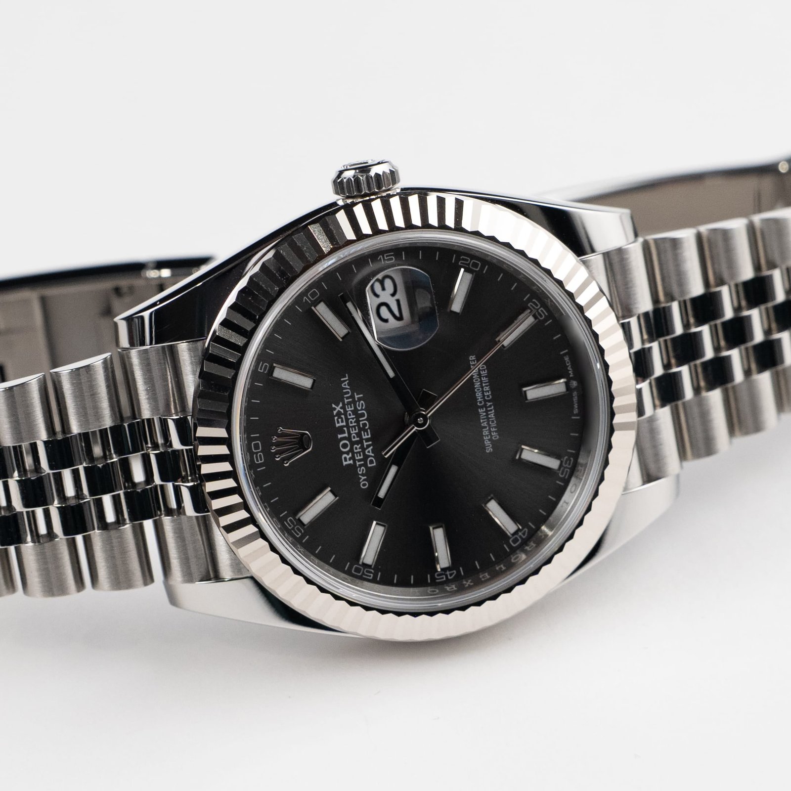 Rolex Datejust 41 126334 Stainless Steel Slate Dial Jubilee (2026) - Image 8