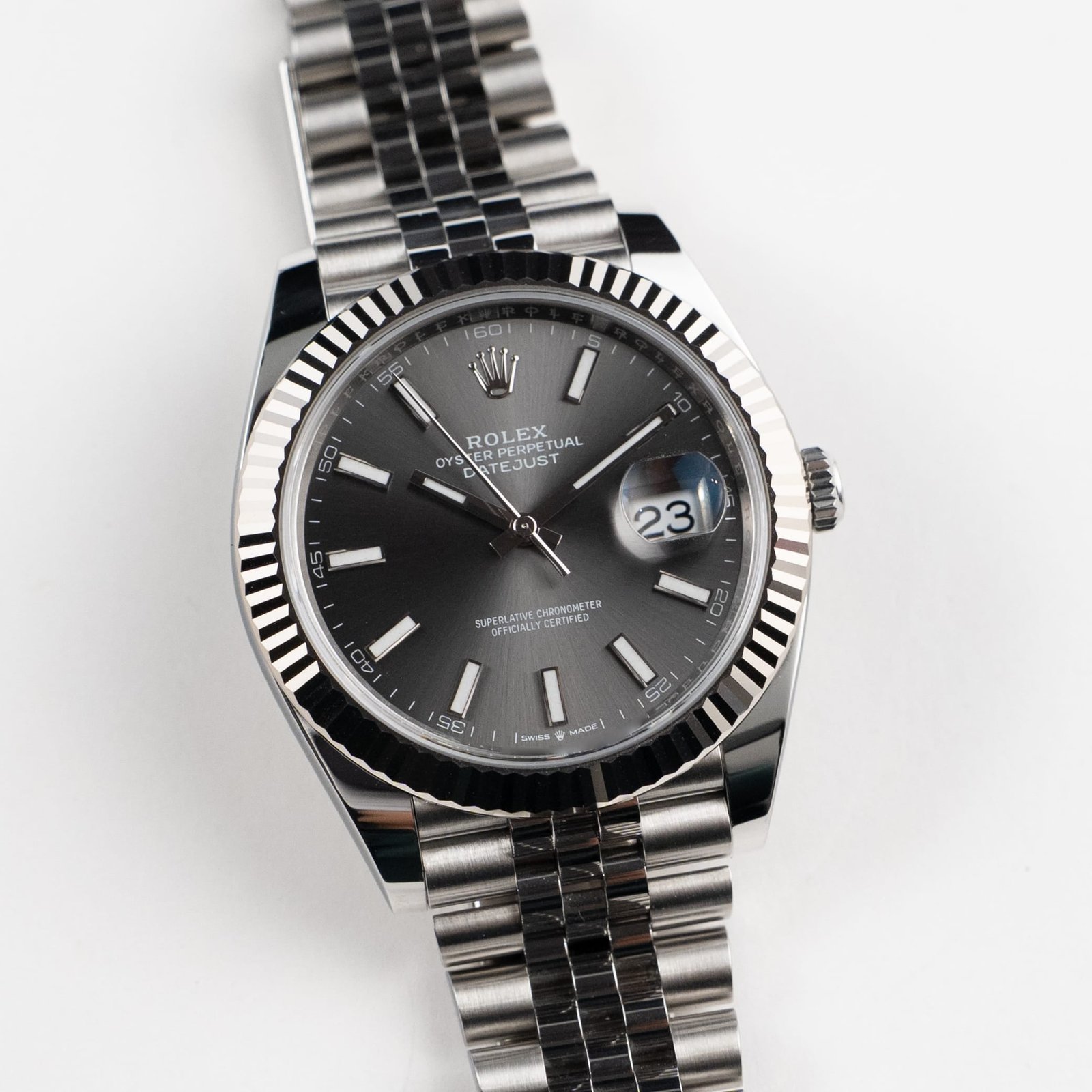 Rolex Datejust 41 126334 Stainless Steel Slate Dial Jubilee (2026) - Image 5