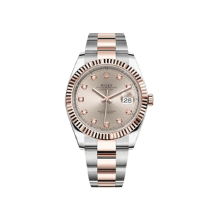 Rolex Datejust 41 126331 Rose Gold Stainless Steel Sundust Diamond Dial
