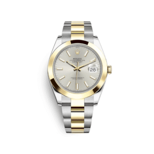Rolex Datejust 41 126303 Yellow Gold Stainless Steel Silver Dial Smooth Oyster