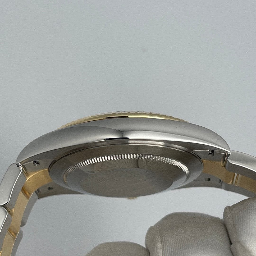 Rolex Datejust 41 126333 Yellow Gold Stainless Steel Slate/Green Roman Dial - Image 5