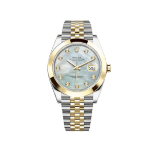 Rolex Datejust 41 126303 Stainless Steel Yellow Gold Mother of Pearl Diamond Dial Jubilee