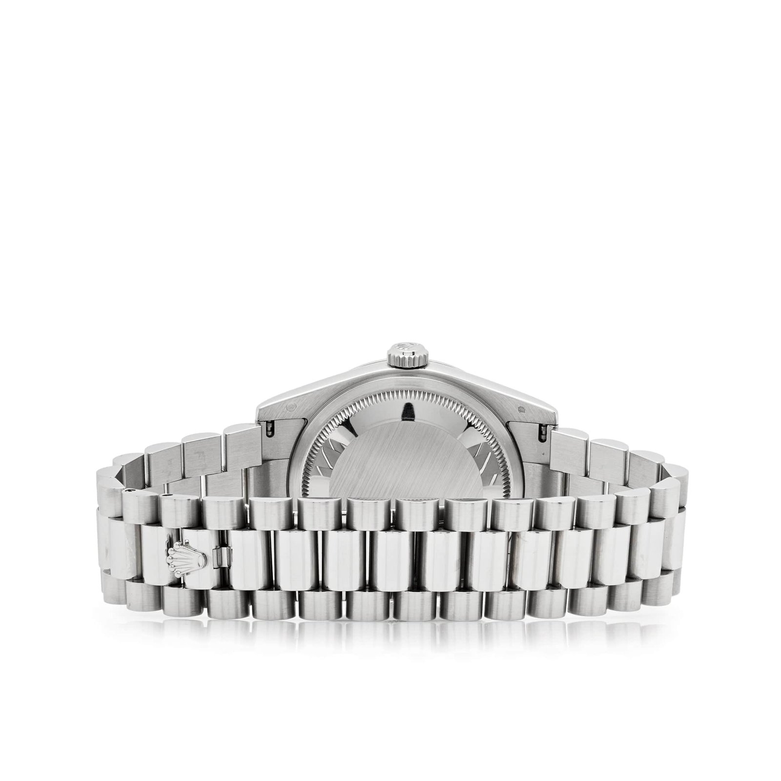 Rolex Day-Date 36 118206 Platinum Silver Diamond Dial - Image 6
